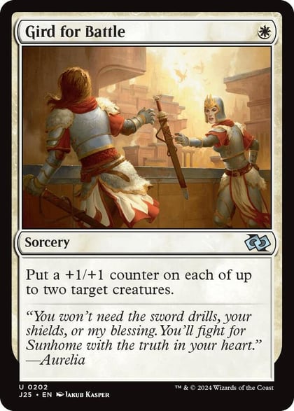 Gird for Battle, Foundations Jumpstart 202