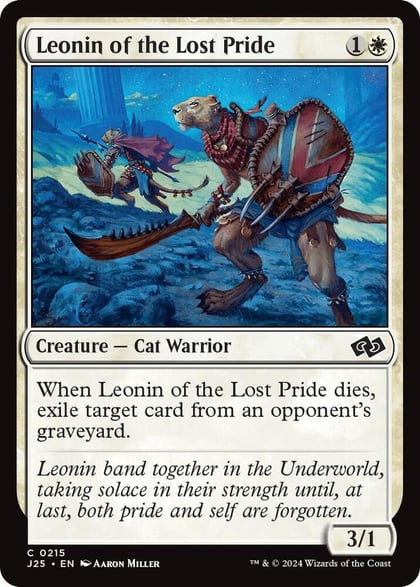 Leonin of the Lost Pride, Foundations Jumpstart 215