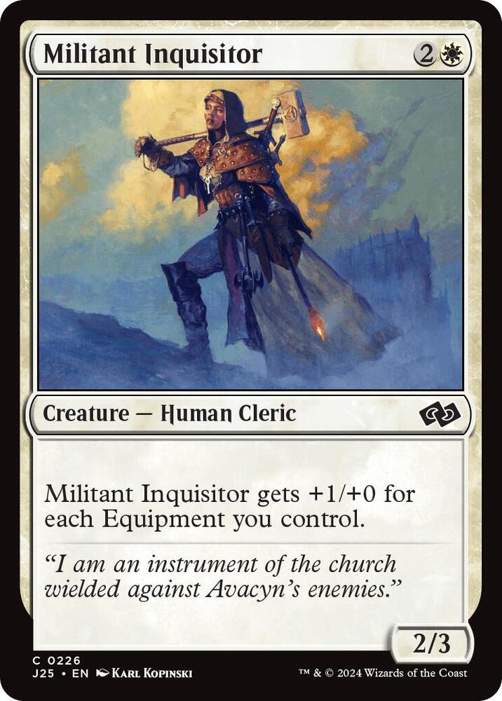 Militant Inquisitor, Foundations Jumpstart 226