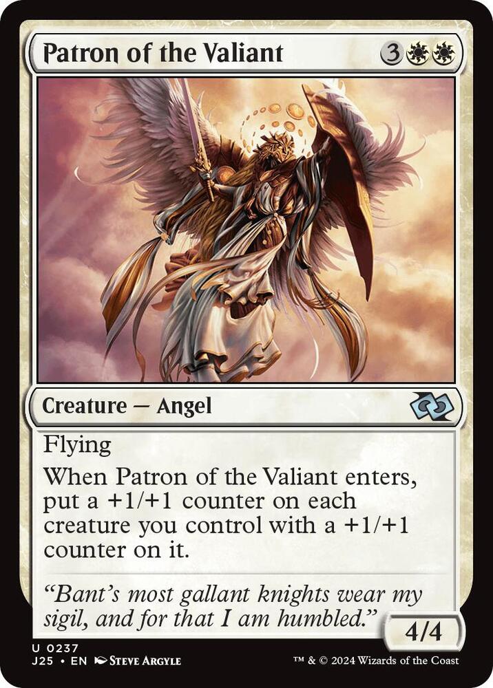 Patron of the Valiant, Foundations Jumpstart 237