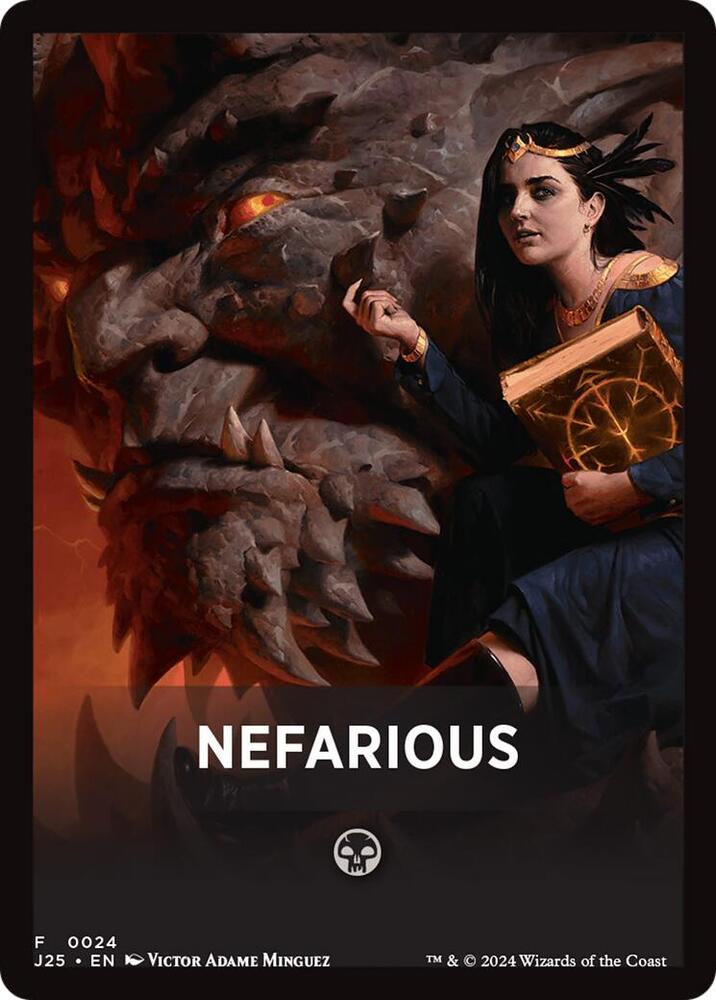 Nefarious Theme Card, Foundations Jumpstart 24