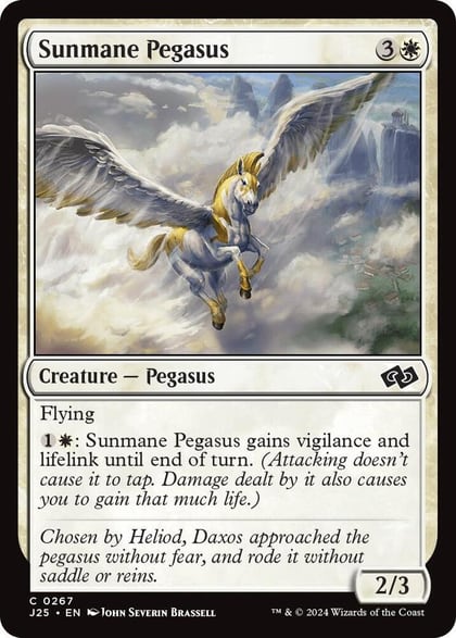 Sunmane Pegasus, Foundations Jumpstart 267