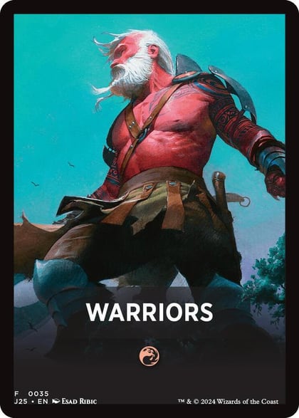 Warriors Theme Card, Foundations Jumpstart 35