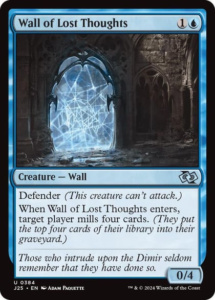 Wall of Lost Thoughts, Foundations Jumpstart 384