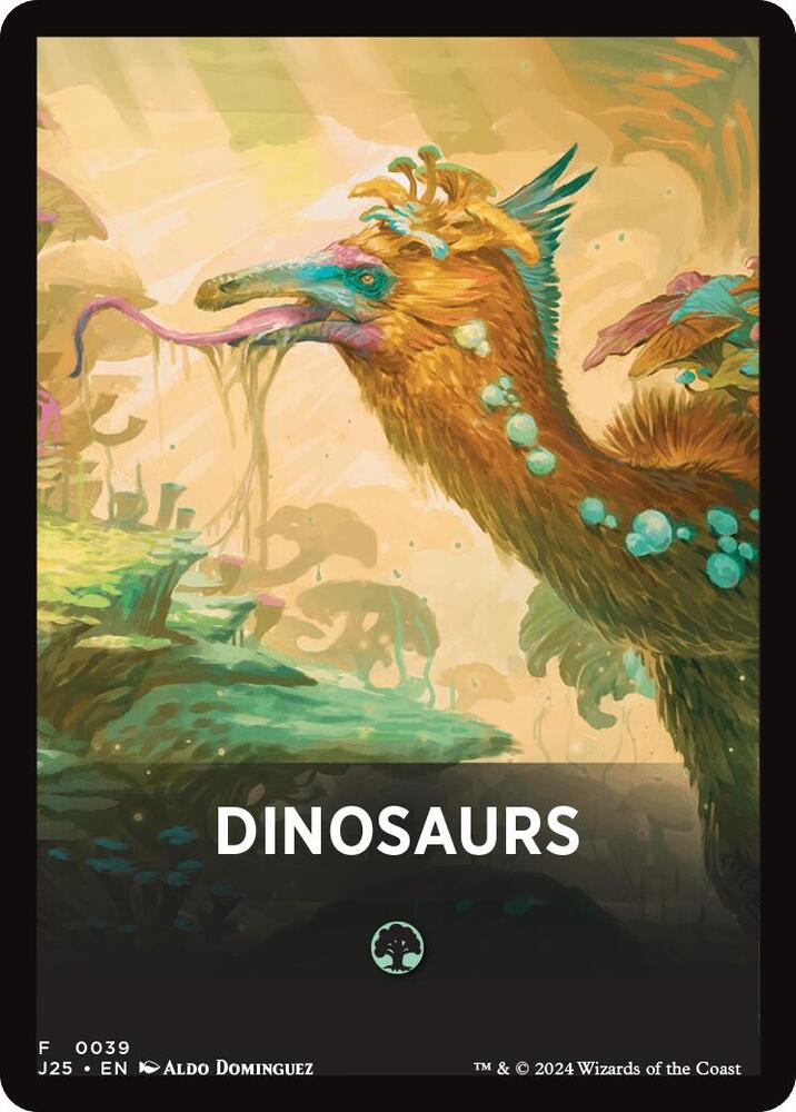 Dinosaurs Theme Card, Foundations Jumpstart 39