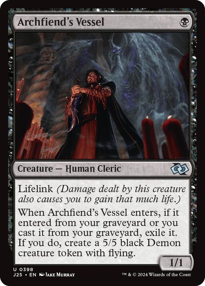 Archfiend's Vessel, Foundations Jumpstart 398