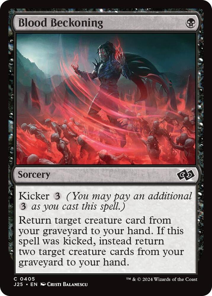 Blood Beckoning, Foundations Jumpstart 405