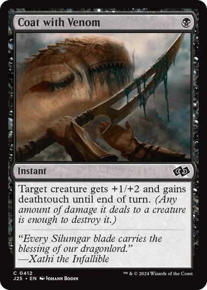 Coat with Venom, Foundations Jumpstart 412