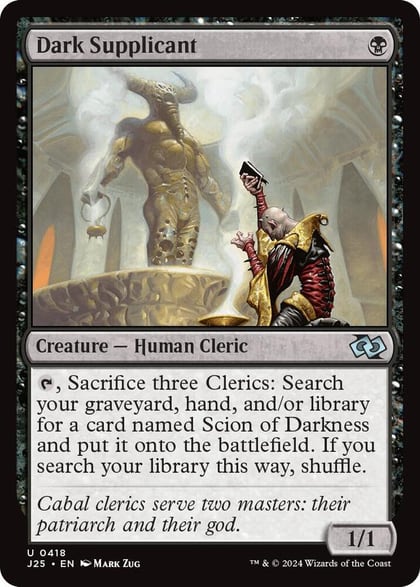 Dark Supplicant, Foundations Jumpstart 418