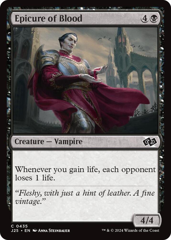 Epicure of Blood, Foundations Jumpstart 435