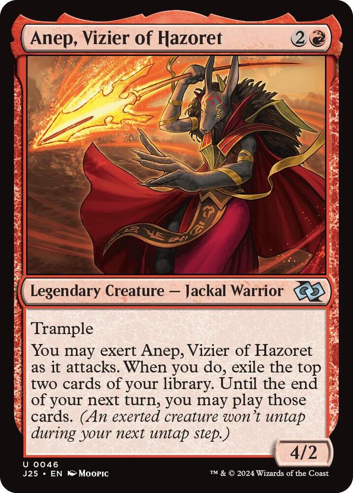 Anep, Vizier of Hazoret (Anime), Foundations Jumpstart 46