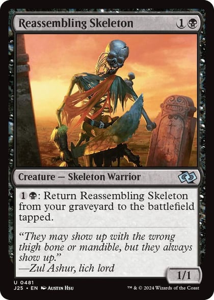 Reassembling Skeleton, Foundations Jumpstart 481