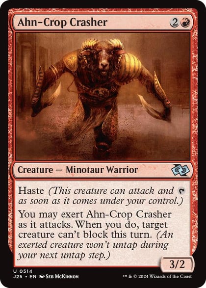 Ahn-Crop Crasher, Foundations Jumpstart 514