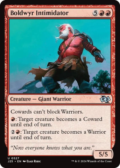 Boldwyr Intimidator, Foundations Jumpstart 527