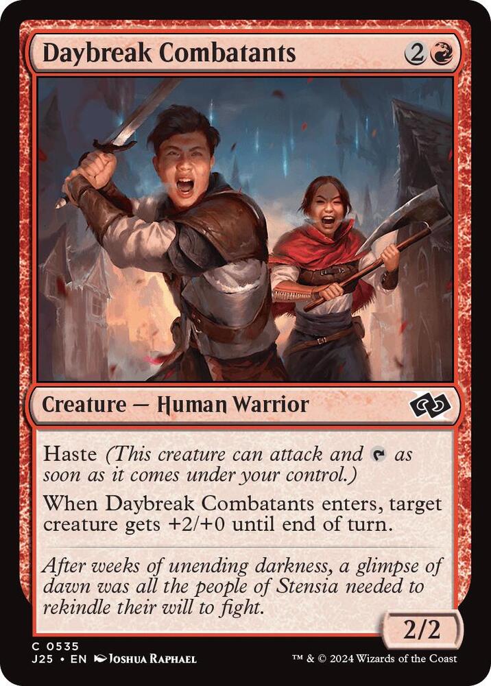 Daybreak Combatants, Foundations Jumpstart 535