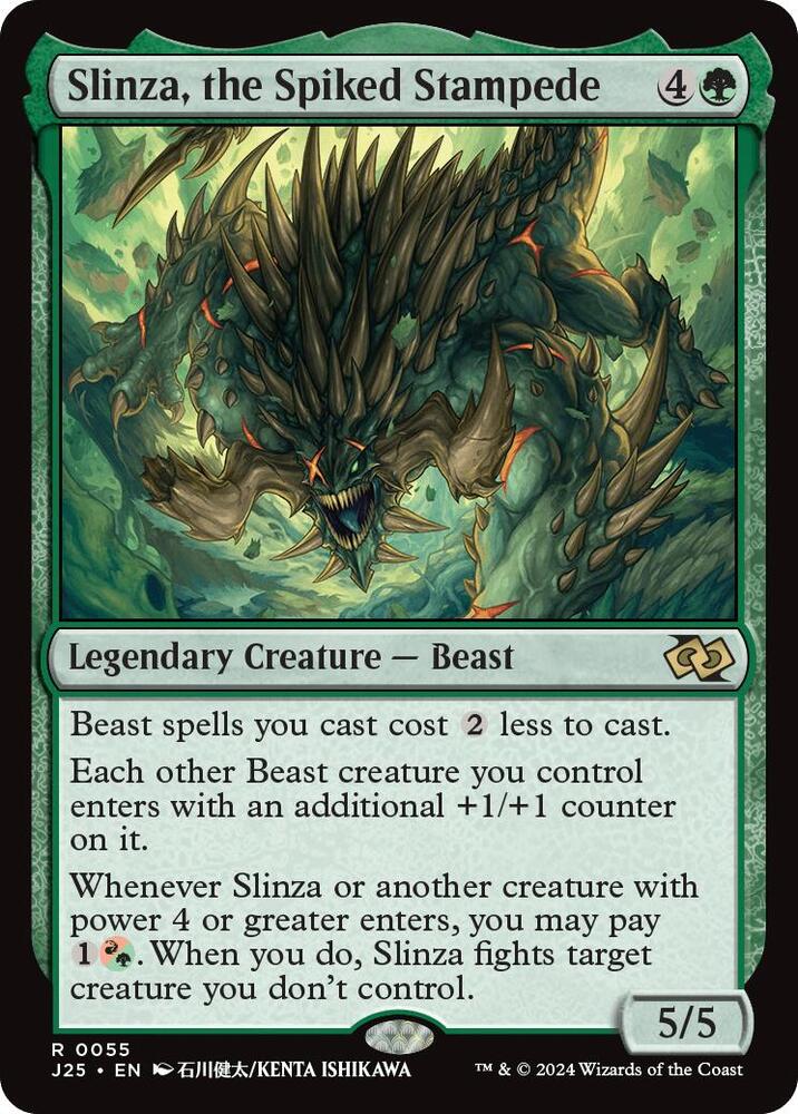 Slinza, the Spiked Stampede (Anime), Foundations Jumpstart 55
