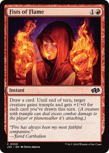 Fists of Flame, Foundations Jumpstart 550