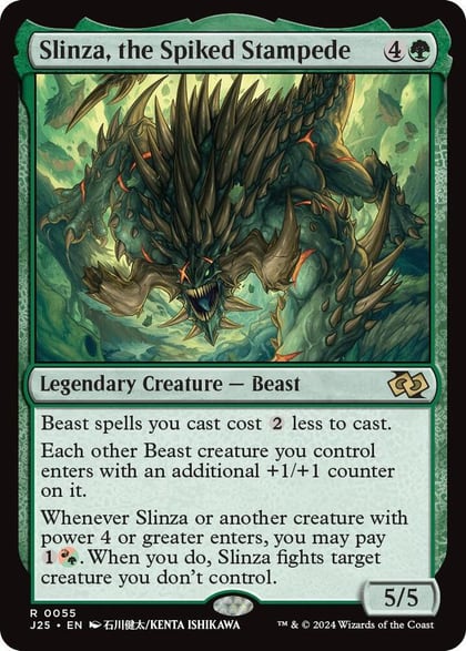 Slinza, the Spiked Stampede (Anime), Foundations Jumpstart 55
