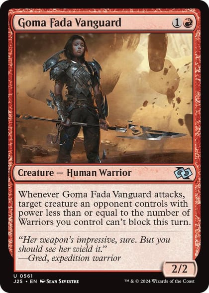 Goma Fada Vanguard, Foundations Jumpstart 561