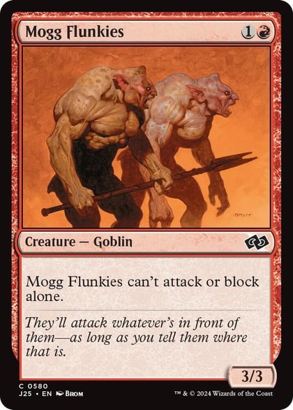 Mogg Flunkies, Foundations Jumpstart 580