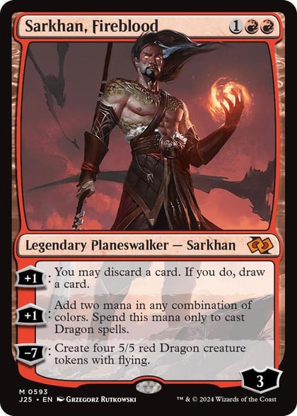 Sarkhan, Fireblood, Foundations Jumpstart 593
