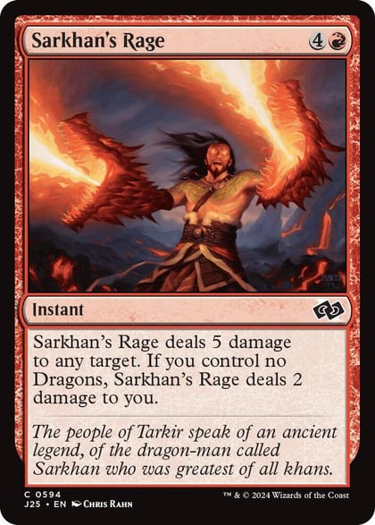 Sarkhan's Rage, Foundations Jumpstart 594