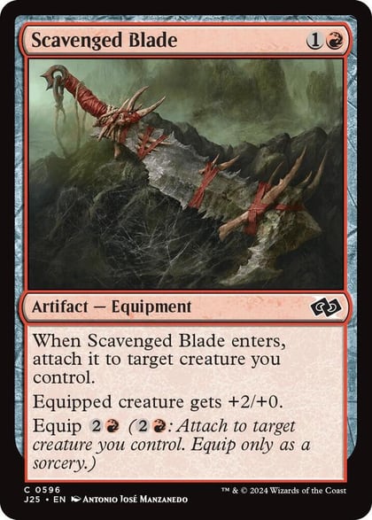 Scavenged Blade, Foundations Jumpstart 596