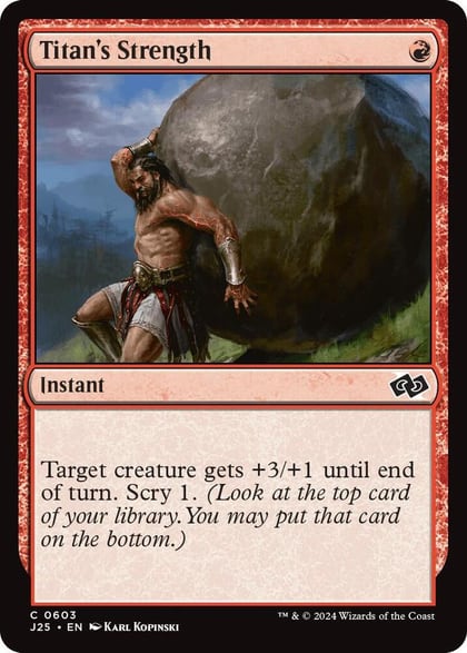 Titan's Strength, Foundations Jumpstart 603