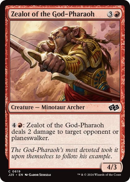 Zealot of the God-Pharaoh, Foundations Jumpstart 619