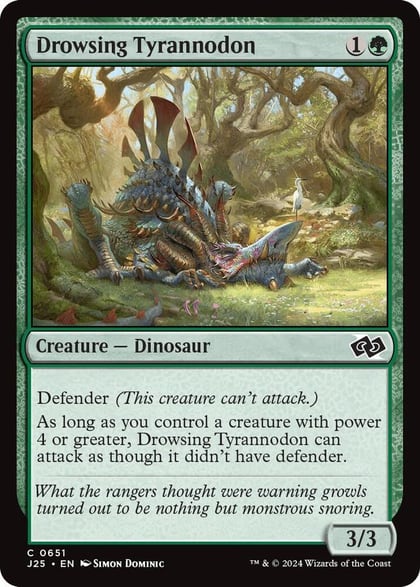 Drowsing Tyrannodon, Foundations Jumpstart 651