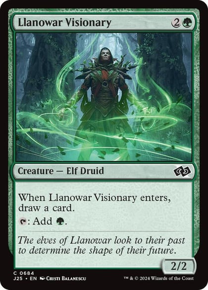 Llanowar Visionary, Foundations Jumpstart 684