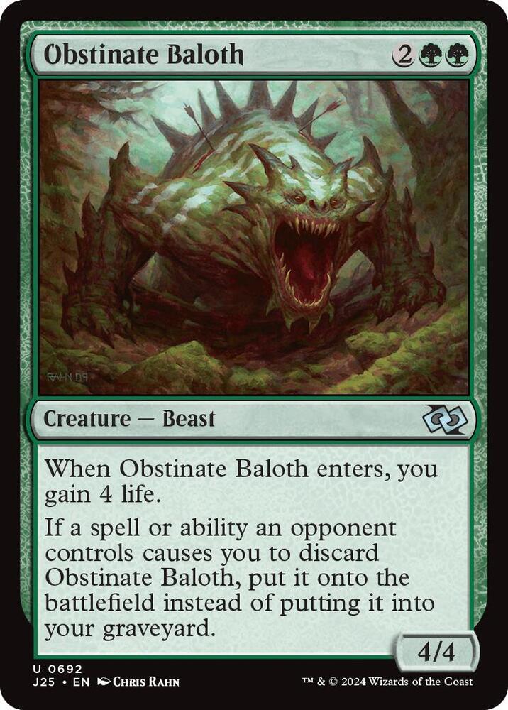Obstinate Baloth, Foundations Jumpstart 692
