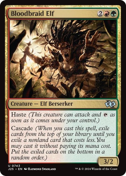 Bloodbraid Elf, Foundations Jumpstart 743