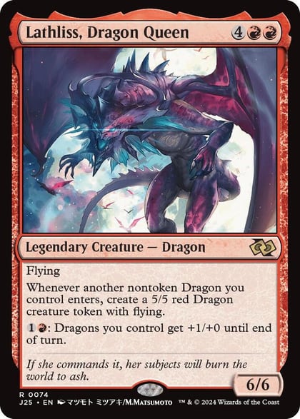 Lathliss, Dragon Queen (Anime), Foundations Jumpstart 74