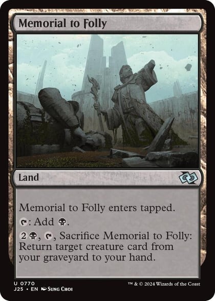 Memorial to Folly, Foundations Jumpstart 770