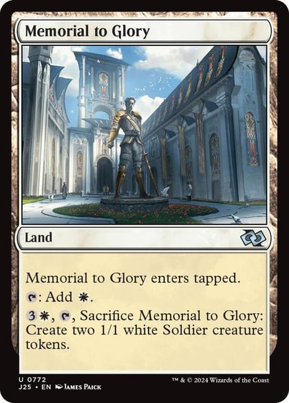 Memorial to Glory, Foundations Jumpstart 772