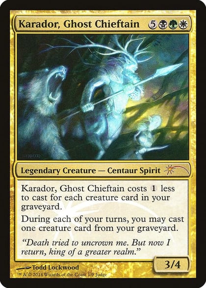 Karador, Ghost Chieftain, Judge Promos 1