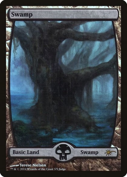 Swamp - Full Art (3), Judge Promos 3