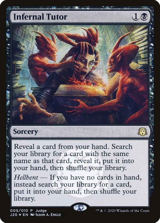 Infernal Tutor, Judge Promos 5