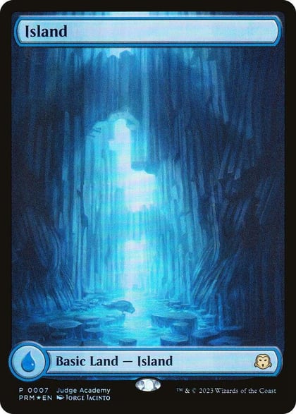 Island - Full Art (0007), Judge Promos 7