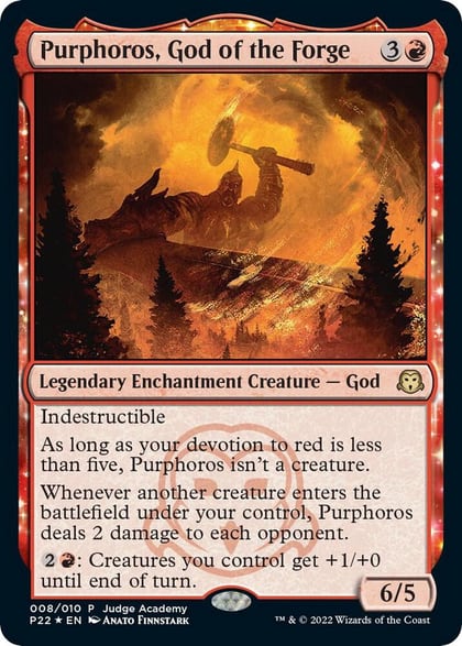 Purphoros, God of the Forge, Judge Promos 8