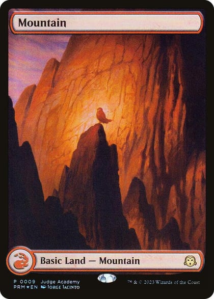 Mountain - Full Art (0009), Judge Promos 9