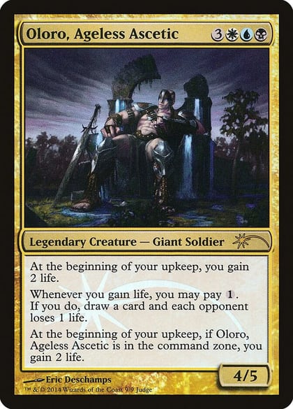 Oloro, Ageless Ascetic, Judge Promos 9