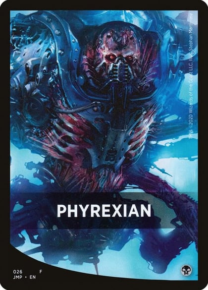 Phyrexian Theme Card, Jumpstart 26