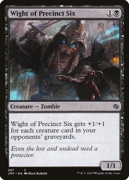 Wight of Precinct Six, Jumpstart 287
