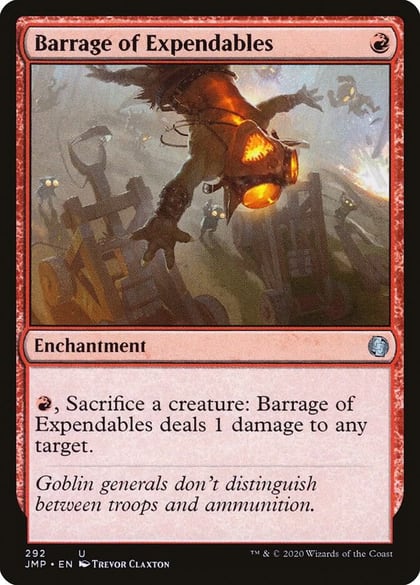 Barrage of Expendables, Jumpstart 292