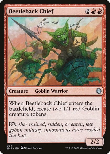 Beetleback Chief, Jumpstart 294