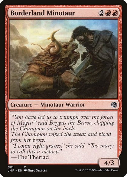 Borderland Minotaur, Jumpstart 301