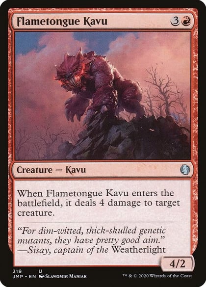 Flametongue Kavu, Jumpstart 319