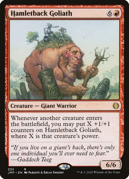 Hamletback Goliath, Jumpstart 332